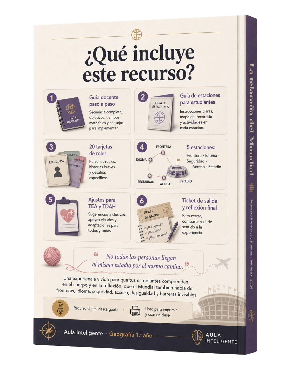 La Telaraña del Mundial: experiencia vivida para enseñar barreras, fronteras y desigualdad