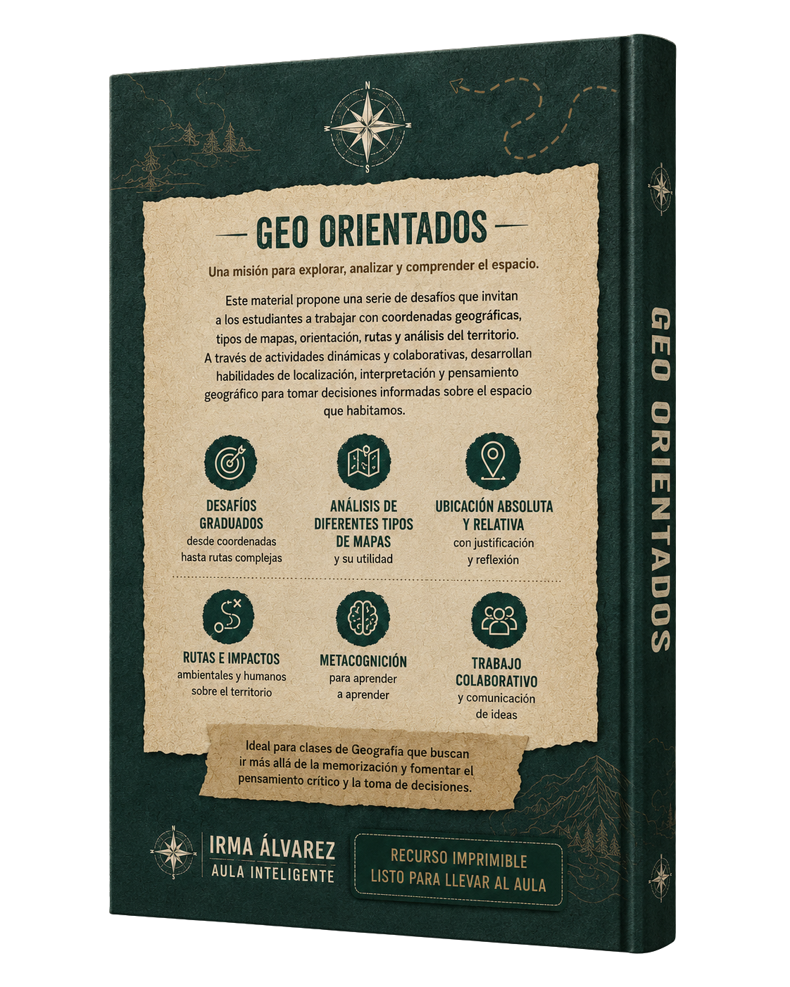 Geo-orientados: Kit de Evaluación por Estaciones | Desafíos de Orientación, Coordenadas y Mapas